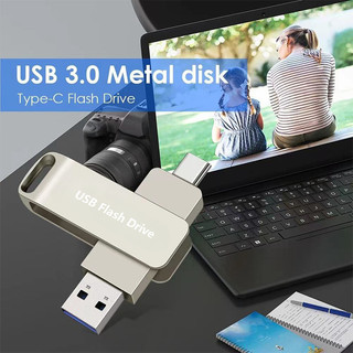 Điện thoại di động hai trong một typec u Disk 2TB Ổ đĩa kép Ổ đĩa Flash USB chất lượng cao Bộ nhớ tốc độ cao Bộ nhớ dữ liệu 1TB otg