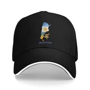 Thiết kế cờ bản đồ Argentina với họa tiết động vật nghệ thuật Mũ bóng chày in hình xe tải nhạc rock Kpop