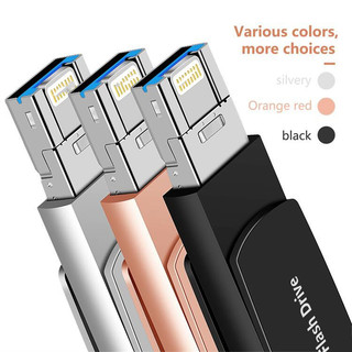 Ổ đĩa Flash USB kim loại tốc độ cao 3 trong 1 (256GB-2TB) - Ổ đĩa và thẻ nhớ Type-C - Bộ lưu trữ ổ bút di động cho PC, Di động & Máy tính bảng