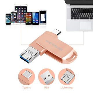 Thích hợp cho Apple typec U Disk 3 trong 1 otg Dung lượng lớn 2tb Ổ đĩa Flash tốc độ cao