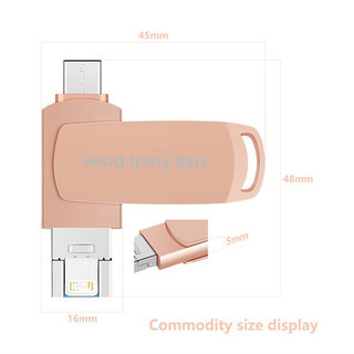 Thích hợp cho Apple typec U Disk 3 trong 1 otg Dung lượng lớn 2tb Ổ đĩa Flash tốc độ cao