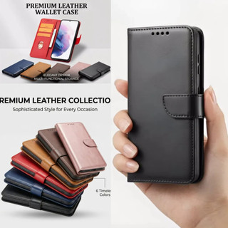 Áp dụng cho Realme Note 60 RMX3933 Realme Note 60x RMX3938 Ví da cừu công sở cao cấp có vỏ điện thoại chống rơi và chống sốc
