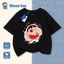Áo thun tay lỡ bé trai bé gái chất cotton 100% - In hình Shin-chan hoạt hình dễ thương mùa hè 2026