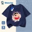 Áo thun tay lỡ bé trai bé gái chất cotton 100% - In hình Shin-chan hoạt hình dễ thương mùa hè 2026