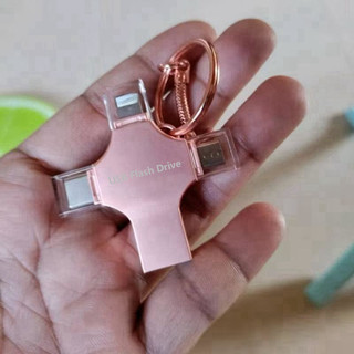 Đĩa bốn trong một 2TB u Thích hợp cho Apple Huawei Điện thoại Android USB Ổ đĩa Flash dữ liệu gắn ngoài Bộ nhớ tốc độ cao