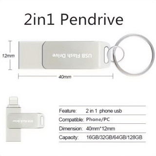 Ổ đĩa Flash 256GB Thích hợp cho iPhone Ổ đĩa ngón tay cái gắn ngoài USB Bộ nhớ lưu trữ ảnh Stick