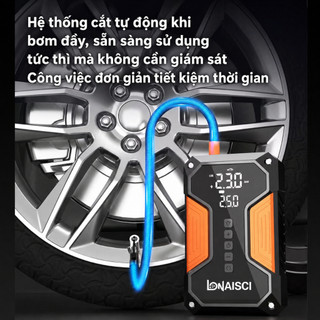 Bộ kích điện ô tô 4 trong 1 LONAISCI 99800mAh 1600A Cổng thông minh có quạt tản nhiệt