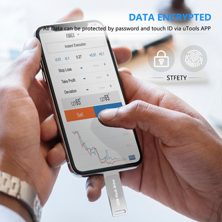 Đĩa U USB3.0 typec chất lượng cao Thích hợp cho điện thoại Apple Android 3 trong 1 2TB Ổ đĩa flash tốc độ cao Ổ đĩa flash 1TB Ổ cứng di động