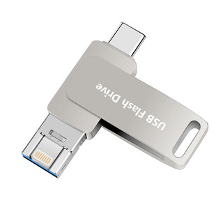 Đĩa U USB3.0 typec chất lượng cao Thích hợp cho điện thoại Apple Android 3 trong 1 2TB Ổ đĩa flash tốc độ cao Ổ đĩa flash 1TB Ổ cứng di động
