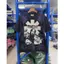 Vintage Rửa Đen Quá Khổ Áo Thun Retro Ban Nhạc Chân Dung In Hình Trước Và Sau Đồ Họa Dạo Phố Unisex Tay Ngắn Tee