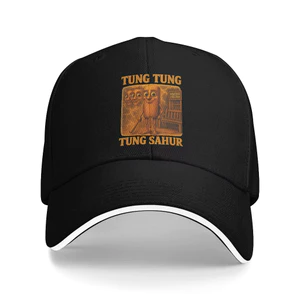 Tung Tung Saur Ý Brainrot Meme logo tùy chỉnh giản dị mũ xe tải chống nắng mũ bóng chày nam