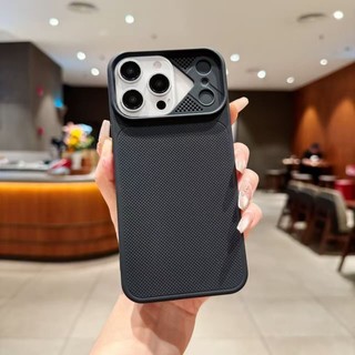 Ốp điện thoại TPU làm mát siêu mỏng gió mecha chống trượt điểm sóng phù hợp cho iPhone 13 14 15 16 17 Pro Max bao gồm tất cả vỏ mềm mờ chống rơi