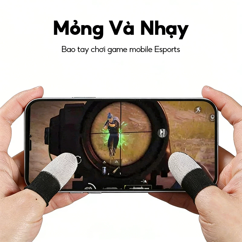 Găng tay trò chơi PUBG, FF, Găng tay Liên minh huyền thoại, Găng tay chống mồ hôi, Siêu nhạy cảm, Độ đàn hồi tốt, Sản phẩm chính hãng