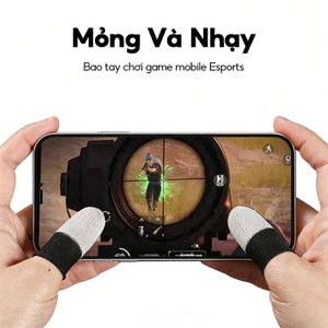 Găng tay trò chơi PUBG, FF, Găng tay Liên minh huyền thoại, Găng tay chống mồ hôi, Siêu nhạy cảm, Độ đàn hồi tốt, Sản phẩm chính hãng