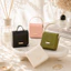 CASEGRACE Hộp đựng đồ trang sức kiểu túi xách di động Hộp đựng đồ bằng da PU Mini có tay cầm & ngăn kéo cho vòng cổ Bông tai Vòng cổ