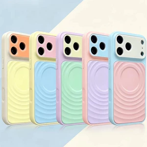 Ốp lưng mềm silicon chặn màu tương thích cho iPhone 14 pro max 15 pro max 16 pro max 17 pro max