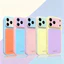 Ốp lưng cứng kính màu tương phản tương thích cho iPhone 14 pro max 15 pro max 16 pro max 17 pro max