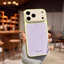 Ốp lưng cứng kính màu tương phản tương thích cho iPhone 14 pro max 15 pro max 16 pro max 17 pro max