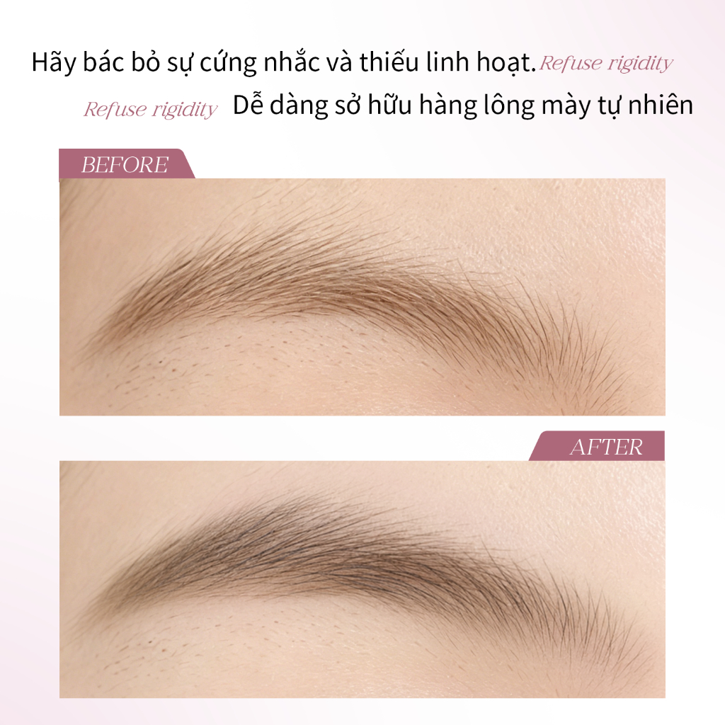 Chì Kẻ Mày Mooekiss 2 Đầu, Chống Nước Mồ Hôi, Không Lem, Tạo Sợi Tự Nhiên, Dễ Dùng, Chống Nước, Chống Mồ Hôi, Không Lem, Tự Nhiên, Siêu Mảnh, Tạo Sợi