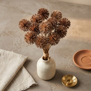 Nhân Tạo Khô Phong Cách Thistle Fern Bó Hoa Trang Trí Đám Cưới Lụa Hoa Giả Bàn Trung Tâm Tiệc Văn Phòng Vườn Vintage Thẩm Mỹ Ins Phong Cách Bắc Âu DIY Quà Tặng Murang Magan
