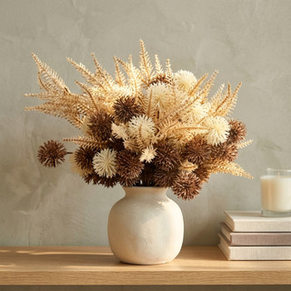 Nhân Tạo Khô Phong Cách Thistle Fern Bó Hoa Trang Trí Đám Cưới Lụa Hoa Giả Bàn Trung Tâm Tiệc Văn Phòng Vườn Vintage Thẩm Mỹ Ins Phong Cách Bắc Âu DIY Quà Tặng Murang Magan
