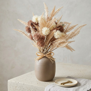 Nhân Tạo Khô Phong Cách Thistle Fern Bó Hoa Trang Trí Đám Cưới Lụa Hoa Giả Bàn Trung Tâm Tiệc Văn Phòng Vườn Vintage Thẩm Mỹ Ins Phong Cách Bắc Âu DIY Quà Tặng Murang Magan