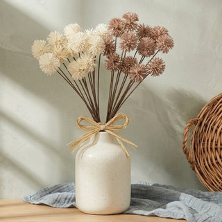 Nhân Tạo Khô Phong Cách Thistle Fern Bó Hoa Trang Trí Đám Cưới Lụa Hoa Giả Bàn Trung Tâm Tiệc Văn Phòng Vườn Vintage Thẩm Mỹ Ins Phong Cách Bắc Âu DIY Quà Tặng Murang Magan