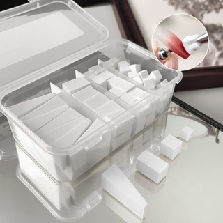ANNIES Xốp Puff Họ Xô Bốn Kích Cỡ Dụng Cụ Làm Móng Tay Bọt Biển Mật Độ Cao