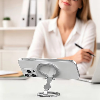 Cho MagSafe Điện Thoại Cầm Đứng 3 Trong 1 Giá Đỡ Nhẫn Từ Tính Hai Mặt Giá Đỡ Điện Thoại Từ Tính Cho IOS / Android