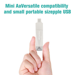 2TB USB Type-C Giao diện kép Ổ đĩa Flash Bộ nhớ Stick Thumb Driver Dữ liệu lưu trữ bên ngoài