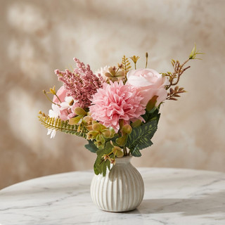 Hoa Hồng Nhân Tạo Dahlia Hỗn Hợp Bó Hoa Nhà Trang Trí Đám Cưới Lụa Hoa Giả Bàn Trung Tâm Tiệc Văn Phòng Vườn Vintage Thẩm Mỹ Ins Phong Cách Bắc Âu DIY Quà Tặng Murang Maganda