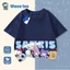 Áo Thun NASA x Sanrio 2026 - Áo Ngắn Tay Cotton Trẻ Em - Họa Tiết Dễ Thương Nam Nữ