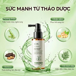 DR.ville Xịt Mọc Tóc Serum Dưỡng Tóc Kích Mọc Tóc Sịt Mọc Tóc Nhanh Kích Thích Mọc Tóc 50ML