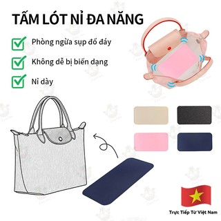 Miếng lót đáy túi bằng nỉ giúp định hình và ngăn túi bị xẹp, phù hợp với túi tote và túi đựng mỹ phẩm