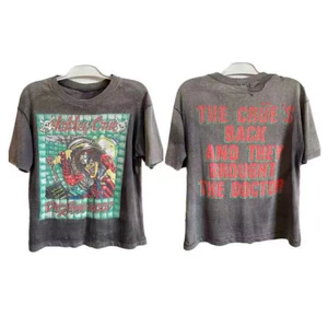 Áo thun ngắn tay ngoại cỡ Unisex in họa tiết Mötley Crüe