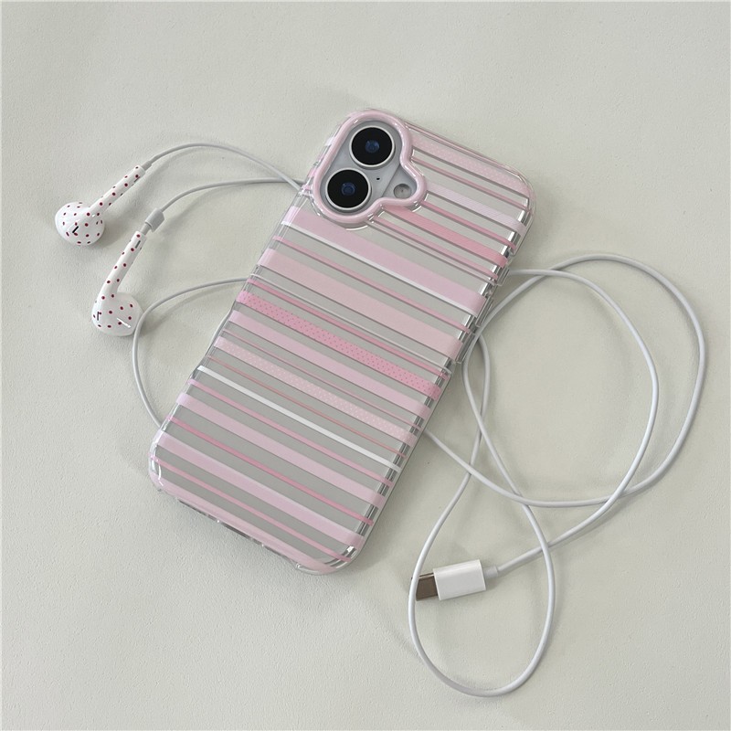 Ốp điện thoại iPhone 17 Pro max Sọc họa tiết TPU materia IMD