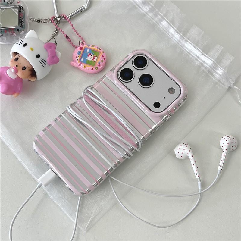 Ốp điện thoại iPhone 17 Pro max Sọc họa tiết TPU materia IMD