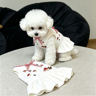 Váy hoa tươi cho mèo Quần áo thú cưng mùa hè 1-6,5kg