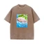 Ngộ nghĩnh John Fih Gọi Brainrot Meme Áo nam Nữ 100% Cotton Rửa Vintage Áo Sơ Mi Tay Ngắn Áo