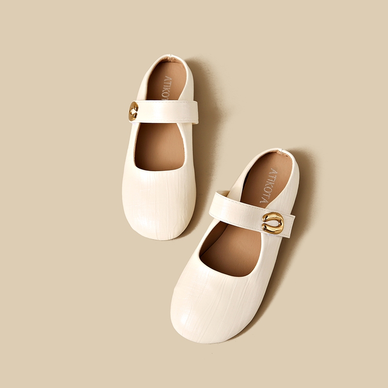 Atikota Nữ Sandal Thời Trang Khóa Trang Trí Đế Mềm Nhẹ Thoáng Khí Thường Ngày Đi Bộ Dép