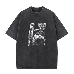 Viva La Revolucion Carl Dungeon Crawler Carl Áo Thun Vintage Unisex Rửa In Hình Công Chúa Donut Mongo Tee Áo Quần Áo Áo Cao Cấp