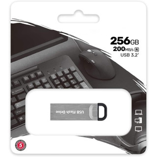 Thẻ nhớ flash tốc độ cao 64GB Khay nhớ flash kim loại USB 3.2 hiệu suất cao 256G