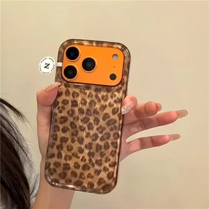 Ốp điện thoại iPhone 17 Pro max họa tiết da báo TPU materia IMD