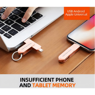 Ổ đĩa Flash USB3.0 2TB Thích hợp cho Ổ cứng di động iPhone Thanh chụp ảnh dung lượng lớn