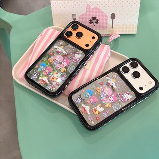 Ốp điện thoại Acrylic materia họa tiết hoạt hình kiểu gương iPhone 17 Pro max