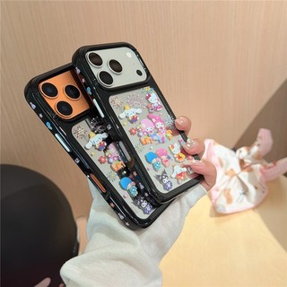 Ốp điện thoại Acrylic materia họa tiết hoạt hình kiểu gương iPhone 17 Pro max