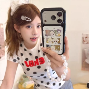 Ốp điện thoại Acrylic họa tiết bé gái iPhone 17 Pro max