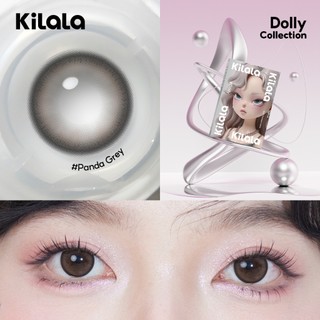 【Livestream】Kính áp tròng Kilala màu nâu White Peach Brown /Lychee Grey lens cận 6 tháng DIA 14.2-14.5mm có độ (0-7) [Giá 1 chiếc lens ]