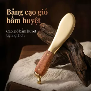 Công Cụ Cạo Gió + Bấm Huyệt Đa Năng Bằng Đồng Thau, Dụng Cụ Massage Toàn Thân, Hỗ Trợ Giảm Đau Mỏi Cơ, Lưu Thông Khí Huyết, Dụng Cụ Chăm Sóc Sức Khỏe Gia Đình