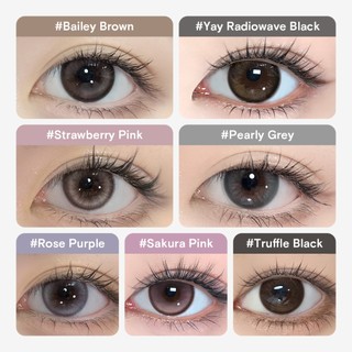 【Livestream】Kính áp tròng Kilala màu nâu Bailey Brown/Pearly Grey lens cận 6 tháng DIA 14.2-14.5mm có độ (0-7) [Giá 1 chiếc lens ]